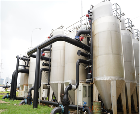 Hệ thống xử lý nước ngầm ứng dụng công nghệ làm thoáng cải tiến kết hợp bể lọc nhanh nuôi cấy vi sinh